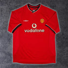 2000/02 Manchester United Domicile (XL) - Iconic Football Shop
