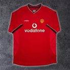 2000/02 Manchester United Domicile (XL) - Iconic Football Shop