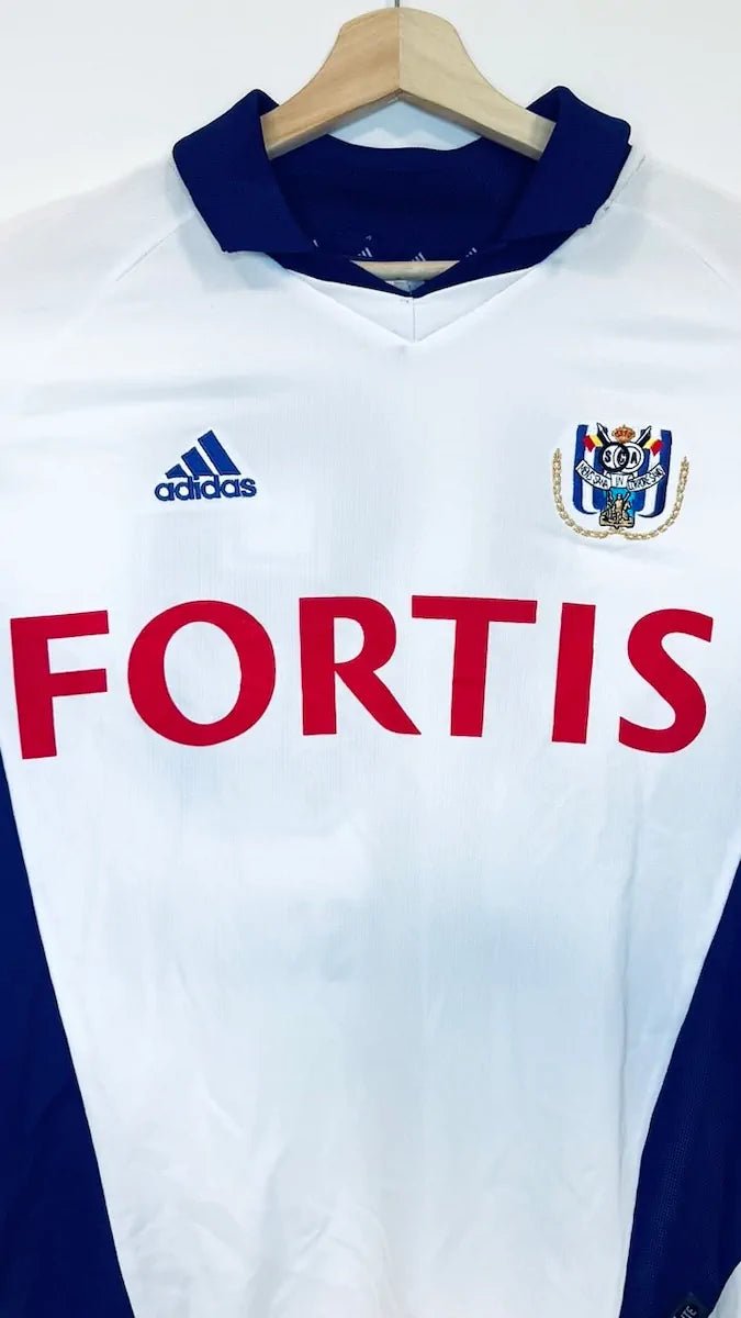 2001/02 Anderlecht Domicile - 19 *PORTÉ* (L) - Iconic Football Shop
