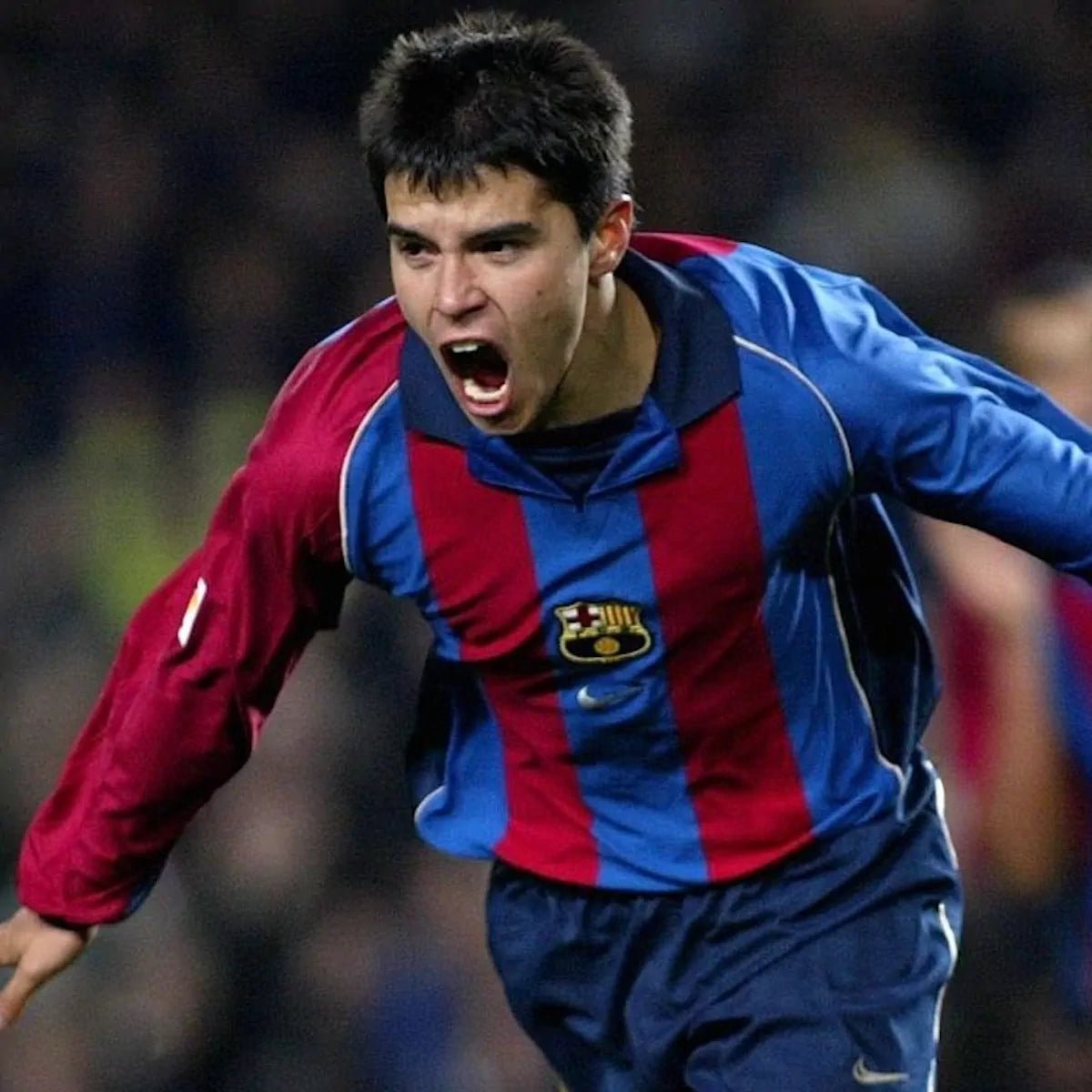 2001/02 Barcelone Domicile - Saviola 7 (S) - Iconic Football Shop
