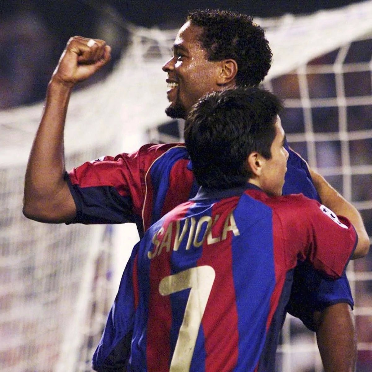 2001/02 Barcelone Domicile - Saviola 7 (S) - Iconic Football Shop