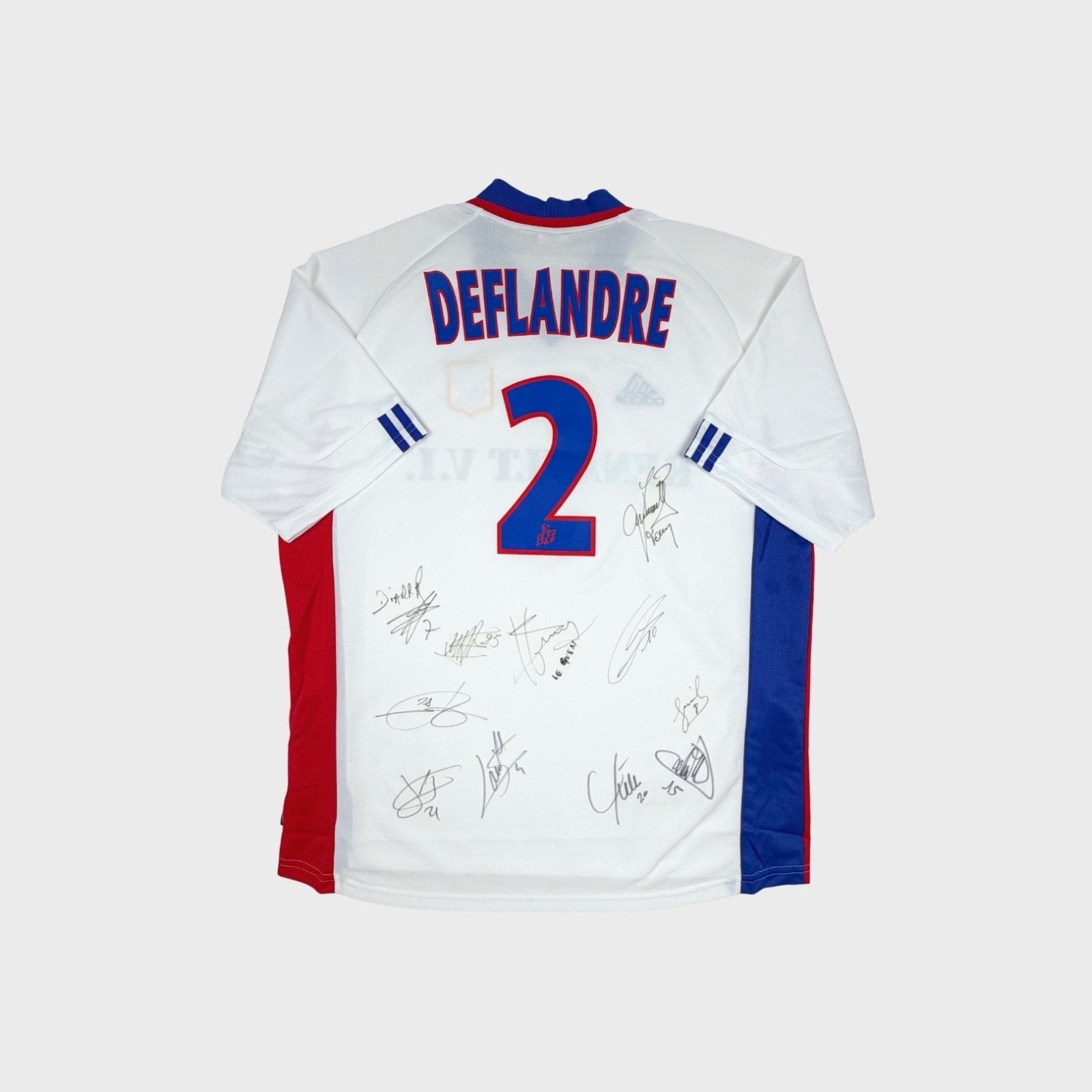 2001/02 Lyon Domicile - Deflandre 2 *SIGNÉ* (L) - Iconic Football Shop