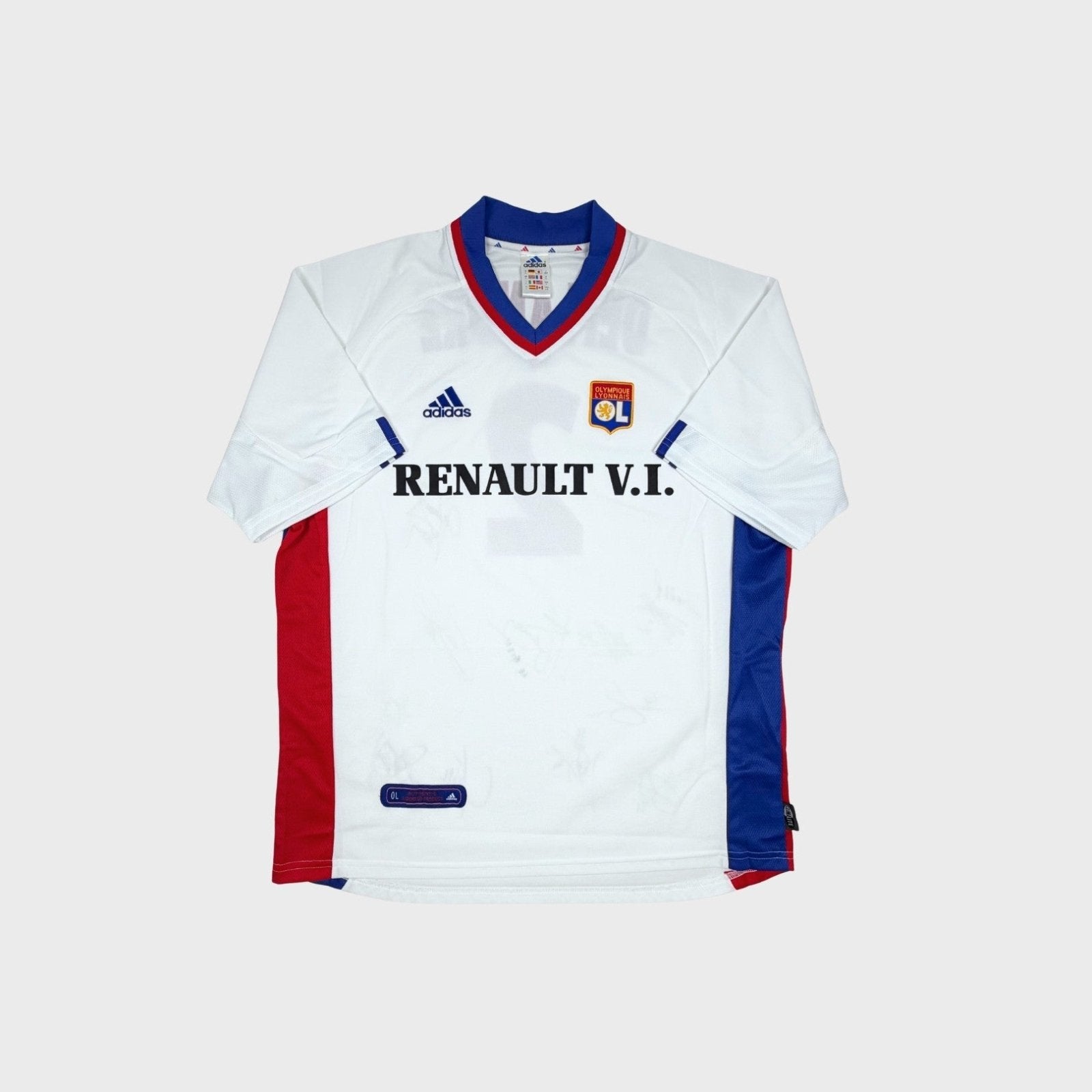 2001/02 Lyon Domicile - Deflandre 2 *SIGNÉ* (L) - Iconic Football Shop
