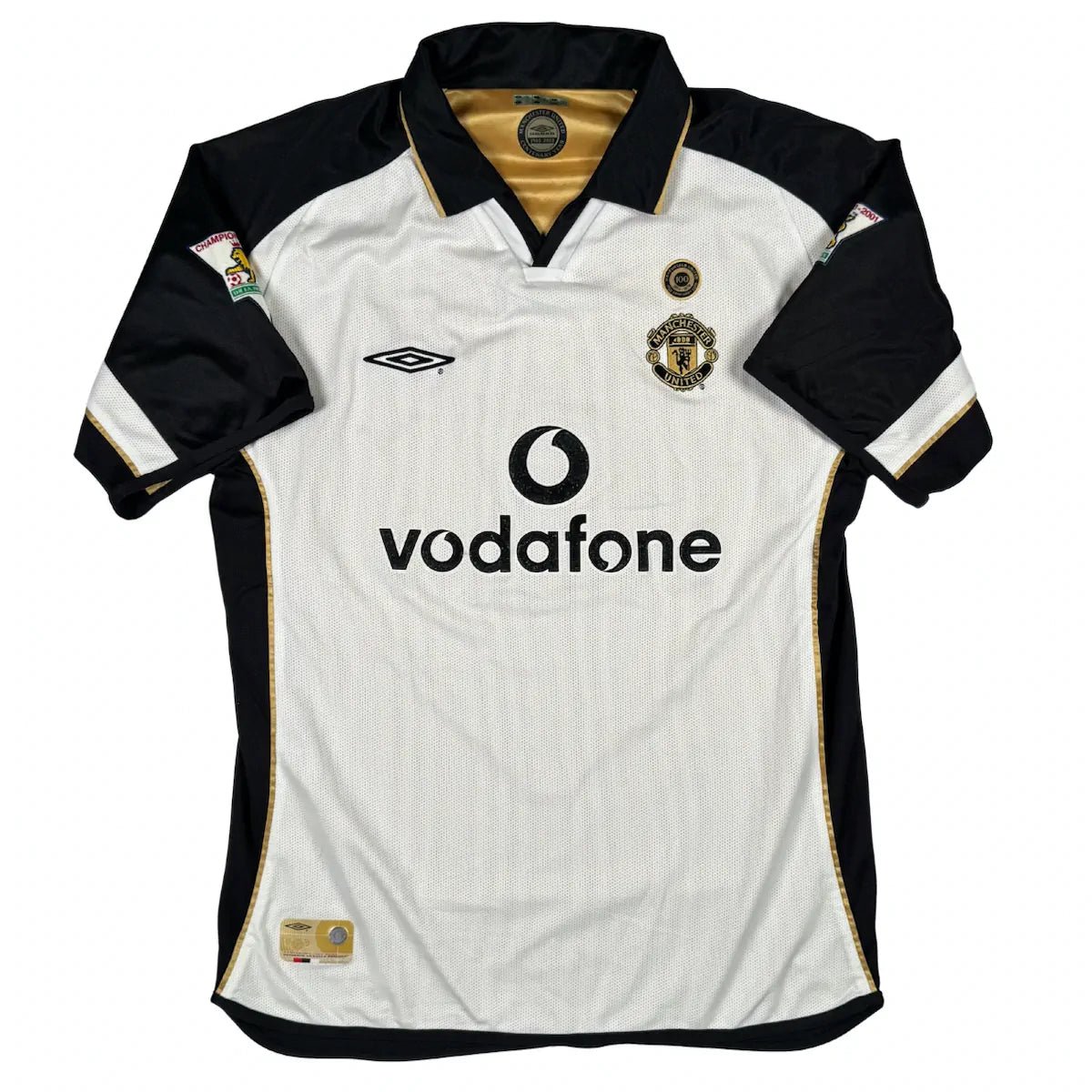 2001/02 Manchester United Extérieur - Beckham 7 *CENTENAIRE* (L) - Iconic Football Shop