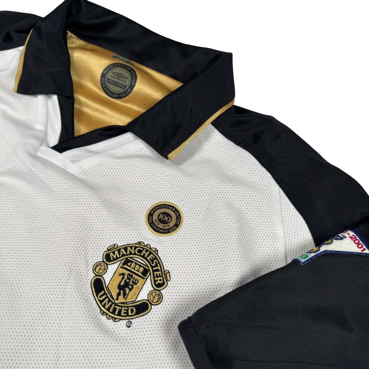 2001/02 Manchester United Extérieur - Beckham 7 *CENTENAIRE* (L) - Iconic Football Shop