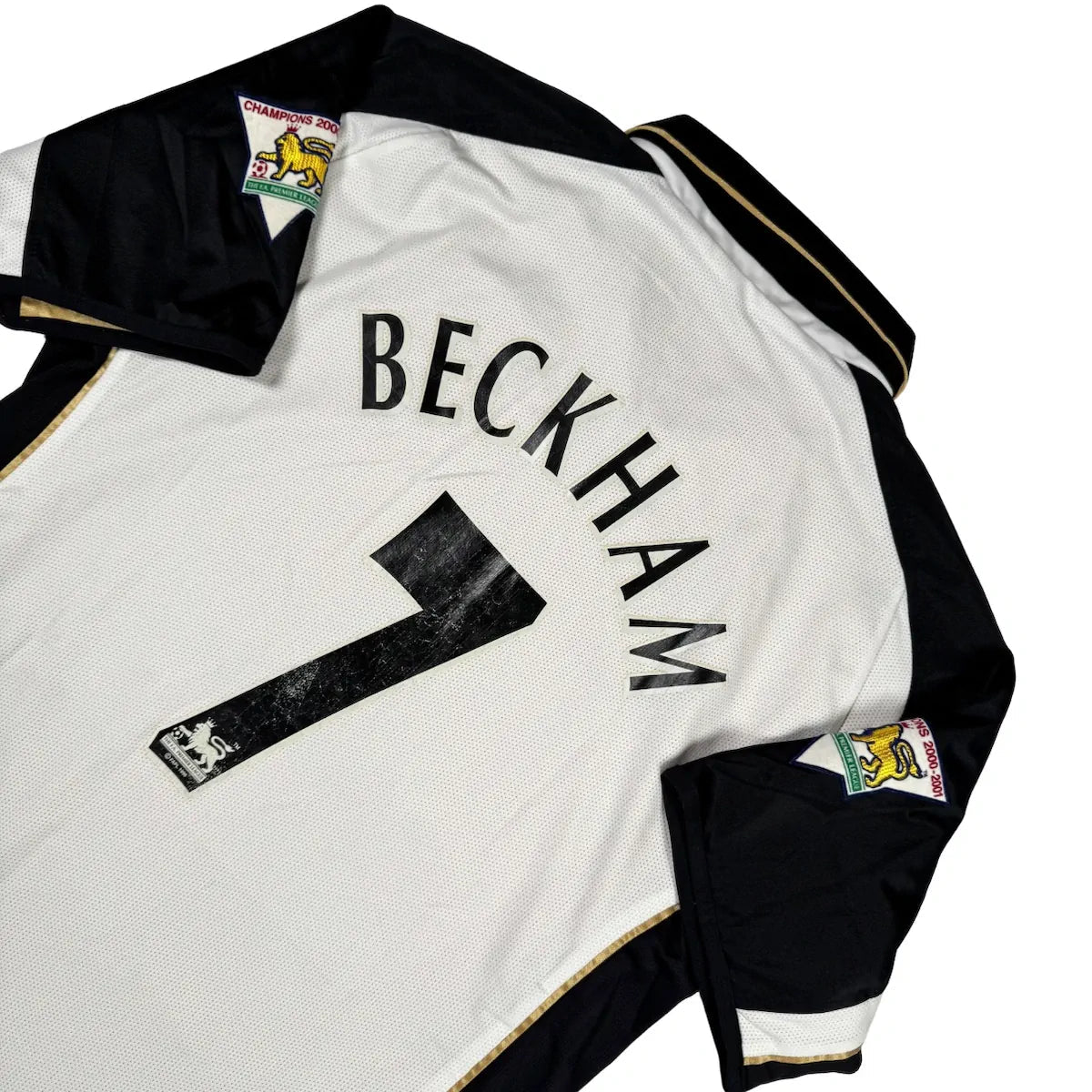 2001/02 Manchester United Extérieur - Beckham 7 *CENTENAIRE* (L) - Iconic Football Shop