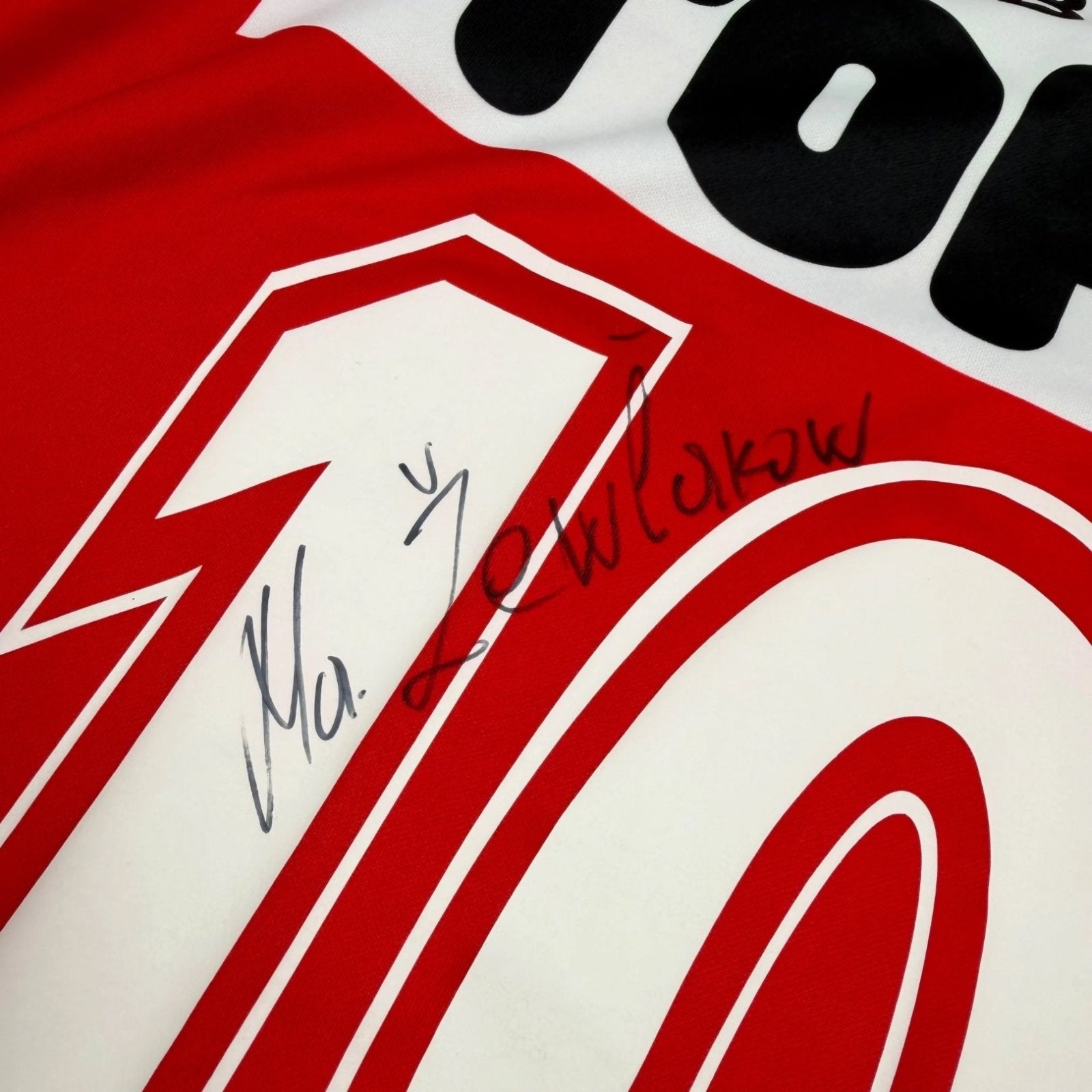 2001/02 Royal Excelsior Mouscron Domicile - Zewlakow 10 *PRÉPARÉ / PORTÉ / SIGNÉ* (XL) - Iconic Football Shop
