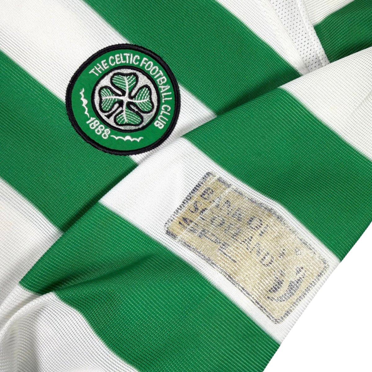 2001/03 Celtic Glasgow Domicile - Larsson 7 *PRÉPARÉ / PORTÉ* (M) - Iconic Football Shop