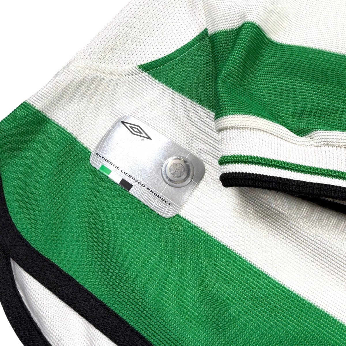 2001/03 Celtic Glasgow Domicile - Larsson 7 *PRÉPARÉ / PORTÉ* (M) - Iconic Football Shop