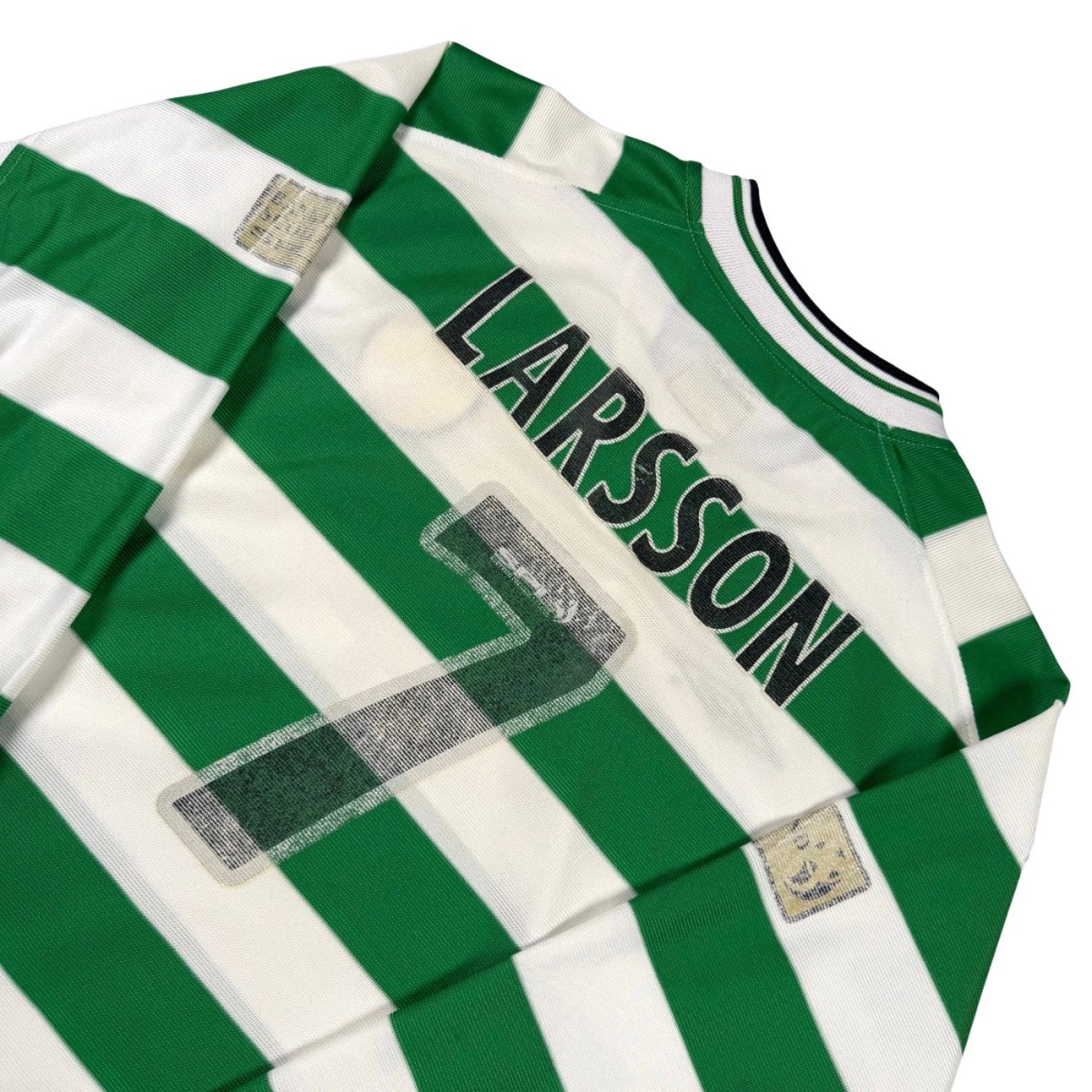 2001/03 Celtic Glasgow Domicile - Larsson 7 *PRÉPARÉ / PORTÉ* (M) - Iconic Football Shop