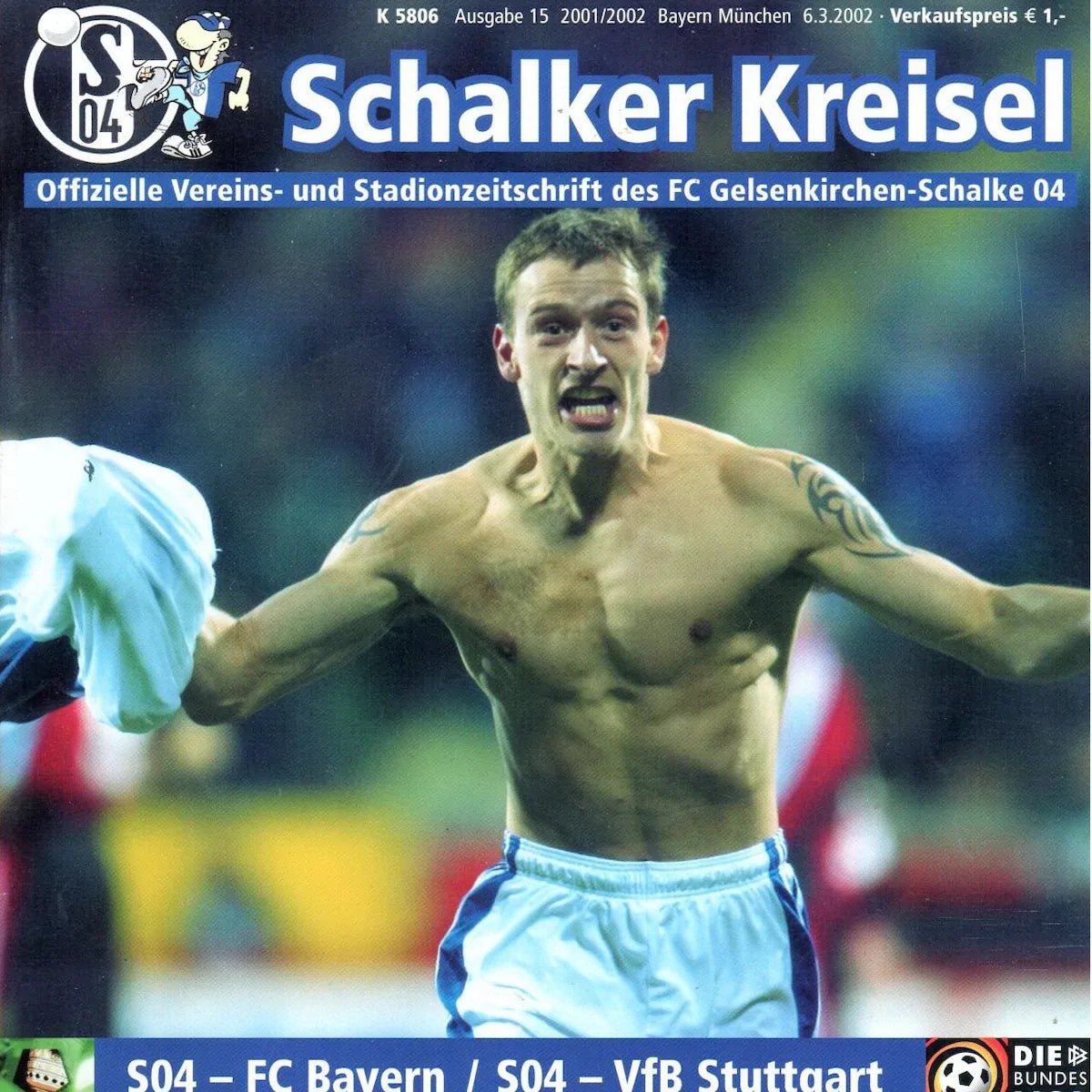 2001/03 Schalke 04 Extérieur (XL) - Iconic Football Shop