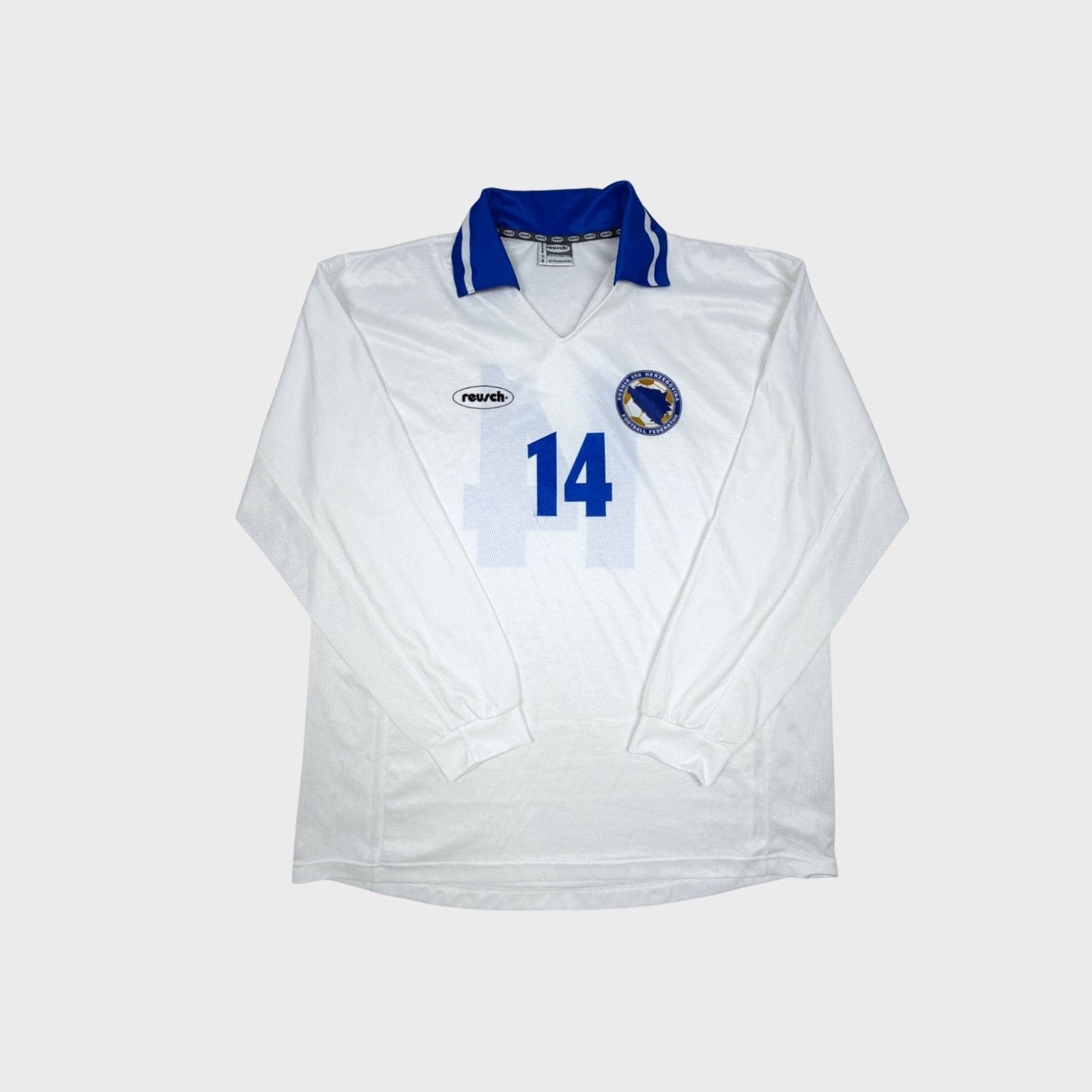 2002 Bosnie-Herzégovine Domicile - 14 *PORTÉ* (XL) - Iconic Football Shop