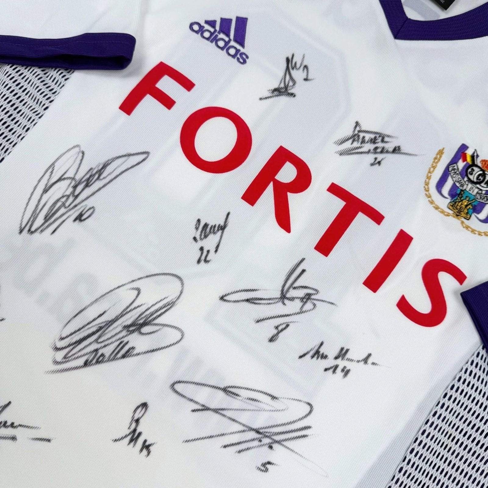 2002/03 Anderlecht Domicile - Baseggio 10 *SIGNÉ* (L) - Iconic Football Shop