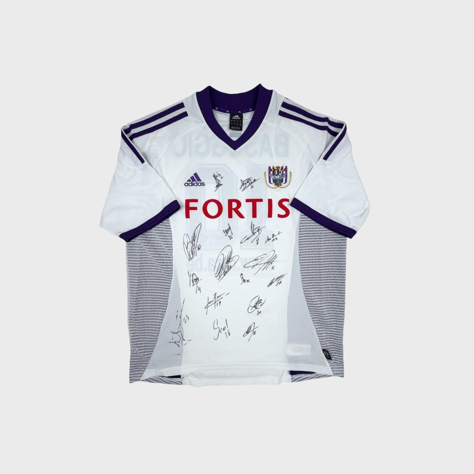 2002/03 Anderlecht Domicile - Baseggio 10 *SIGNÉ* (L) - Iconic Football Shop