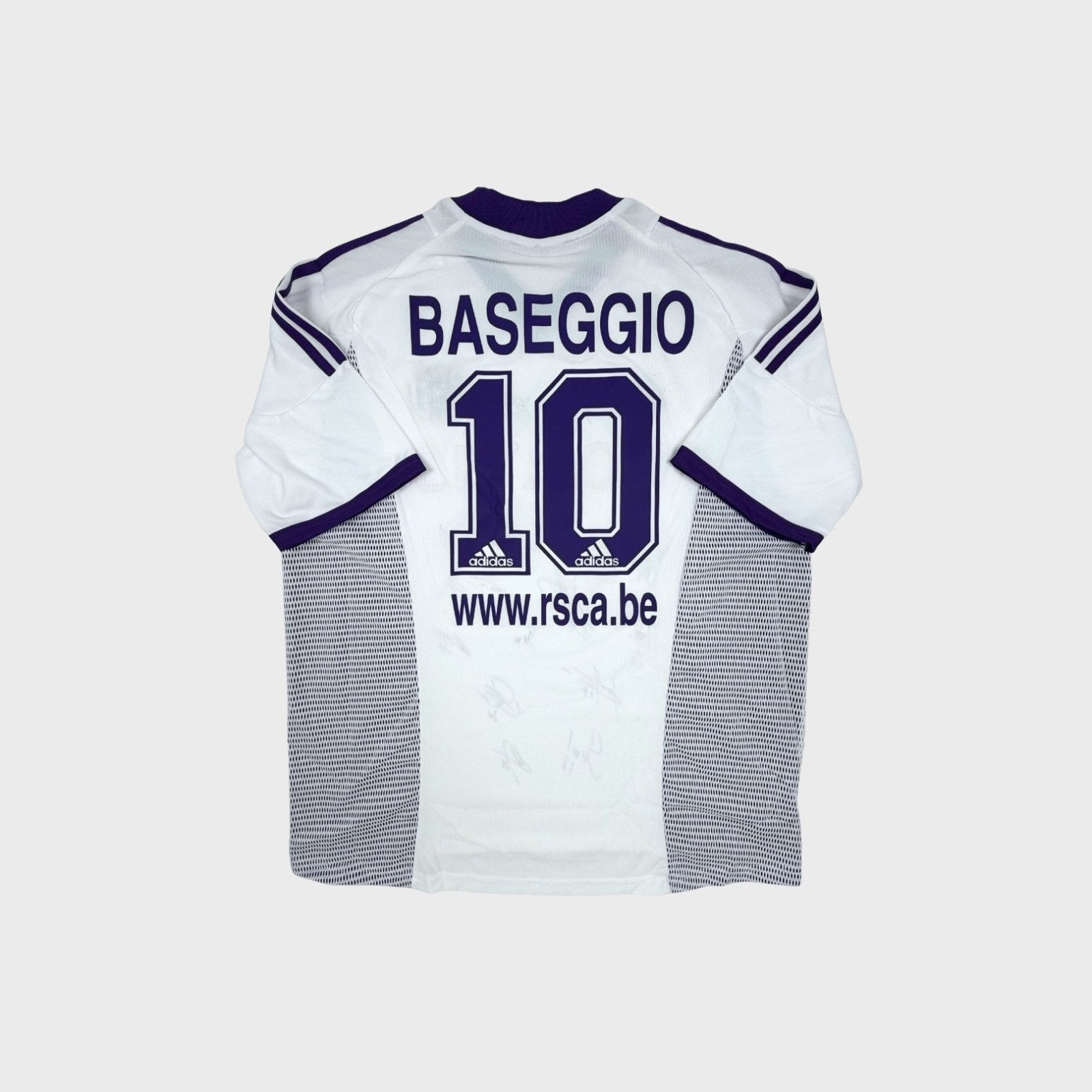 2002/03 Anderlecht Domicile - Baseggio 10 *SIGNÉ* (L) - Iconic Football Shop