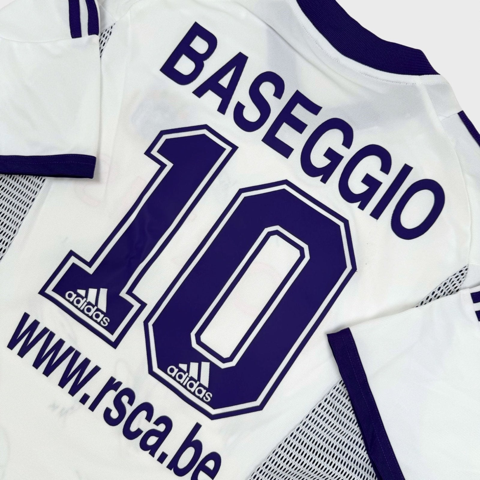 2002/03 Anderlecht Domicile - Baseggio 10 *SIGNÉ* (L) - Iconic Football Shop