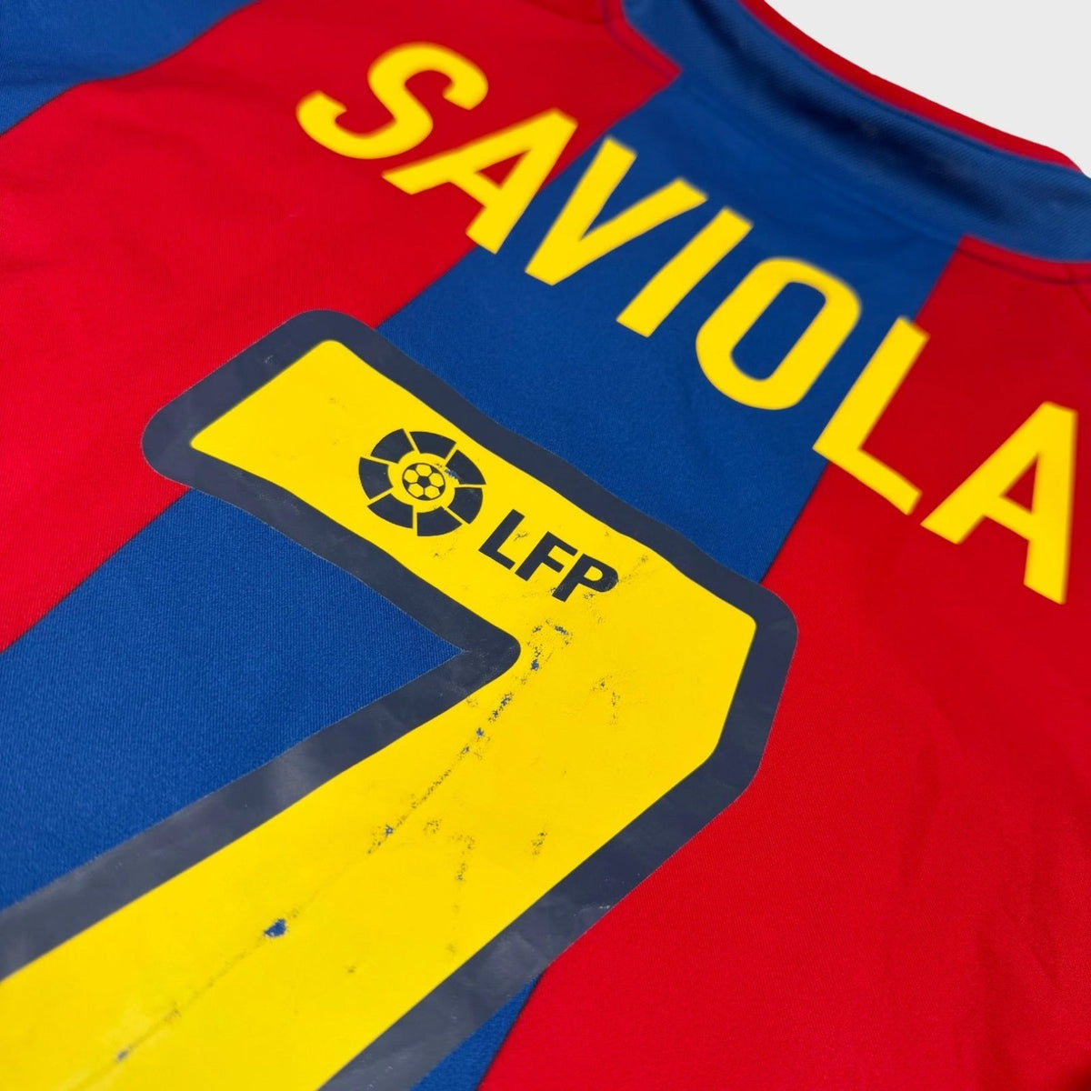 2002/03 Barcelone Domicile - Saviola 7 (L) - Iconic Football Shop