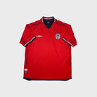 2002/04 Angleterre Extérieur (XL) - Iconic Football Shop