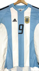 2002/04 Argentine Domicile - Batistuta 9 (XL) - Iconic Football Shop