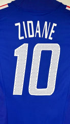 2002/04 France Domicile - Zidane 10 (L) - Iconic Football Shop