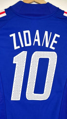 2002/04 France Domicile - Zidane 10 (XL) - Iconic Football Shop