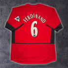 2002/04 Manchester United Domicile - Ferdinand 6 (XL) - Iconic Football Shop