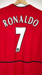 2002/04 Manchester United Domicile - Ronaldo 7 (XL) - Iconic Football Shop