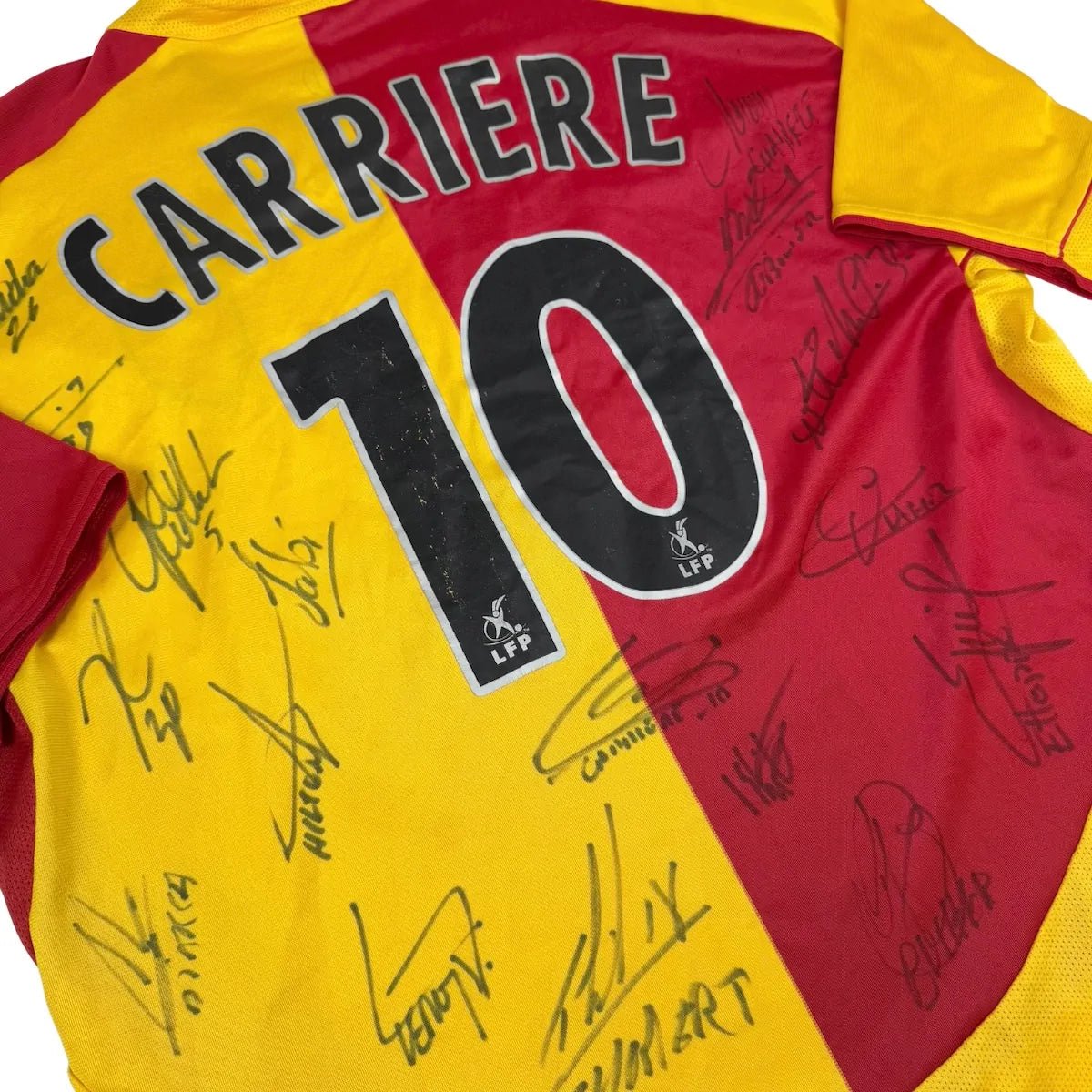 2003/04 RC Lens Domicile - Carriere 10 *SIGNÉ* (L) - Iconic Football Shop