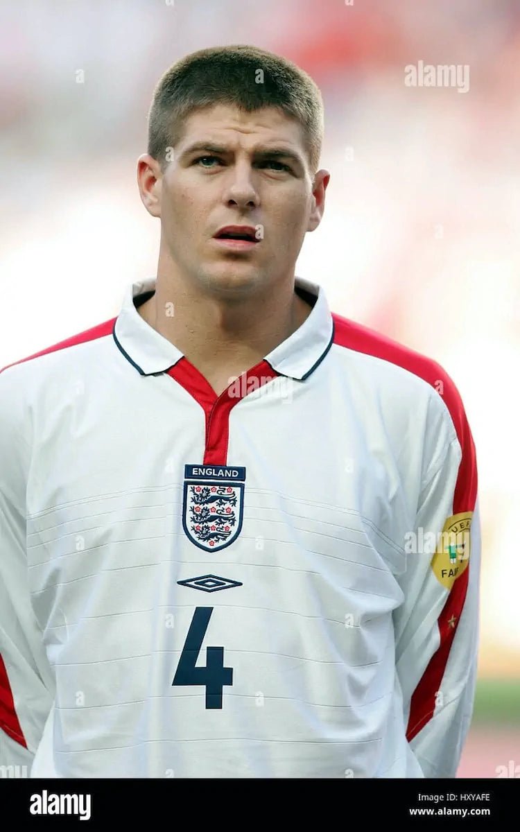 2003/05 Angleterre Domicile - Gerrard 4 (L) - Iconic Football Shop