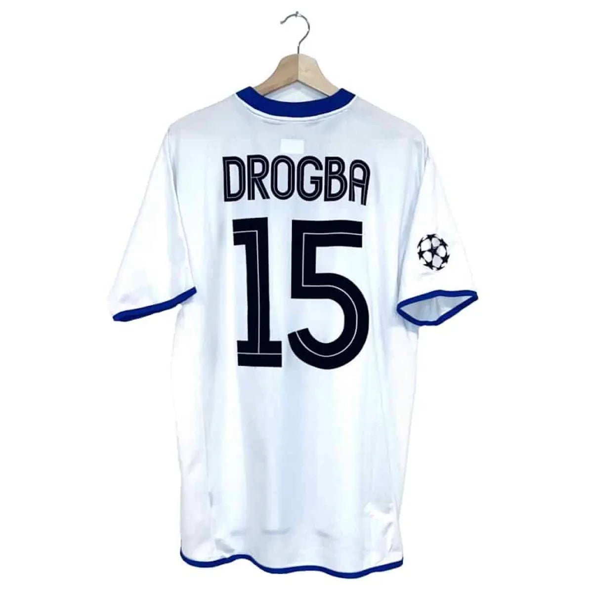 2003/05 Chelsea Extérieur - Drogba 15 *CHAMPIONS LEAGUE* (L) - Iconic Football Shop