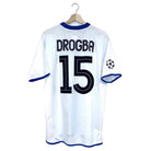 2003/05 Chelsea Extérieur - Drogba 15 *CHAMPIONS LEAGUE* (L) - Iconic Football Shop
