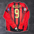 2004/05 AC Milan Domicile - Inzaghi 9 *CHAMPIONS LEAGUE* (L) - Iconic Football Shop