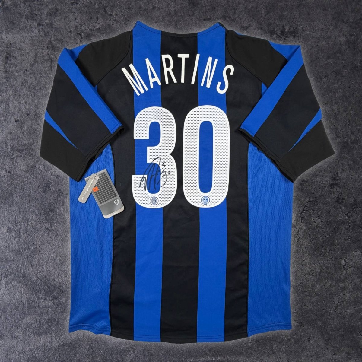 2004/05 Inter Milan Domicile - Martins 30 *SIGNÉ* (L) - Iconic Football Shop