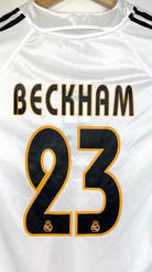 2004/05 Real Madrid Domicile - Beckham 23 (L) - Iconic Football Shop