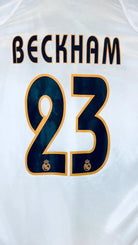 2004/05 Real Madrid Domicile - Beckham 23 (L) - Iconic Football Shop
