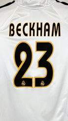 2004/05 Real Madrid Domicile - Beckham 23 (S) - Iconic Football Shop