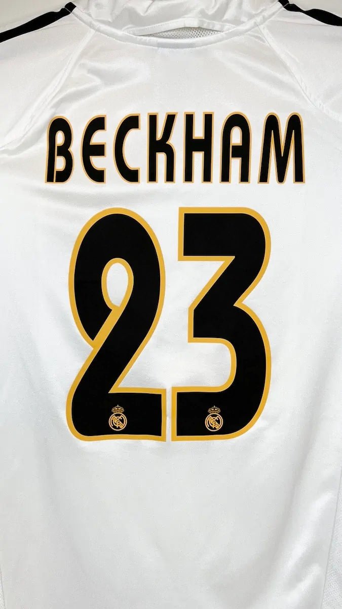 2004/05 Real Madrid Domicile - Beckham 23 (S) - Iconic Football Shop