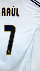 2004/05 Real Madrid Domicile - Raul 7 (S) - Iconic Football Shop