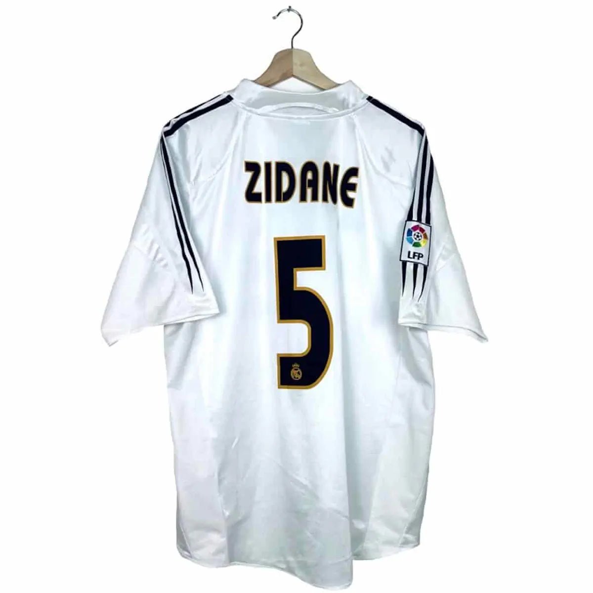 2004/05 Real Madrid Domicile - Zidane 5 (L) - Iconic Football Shop