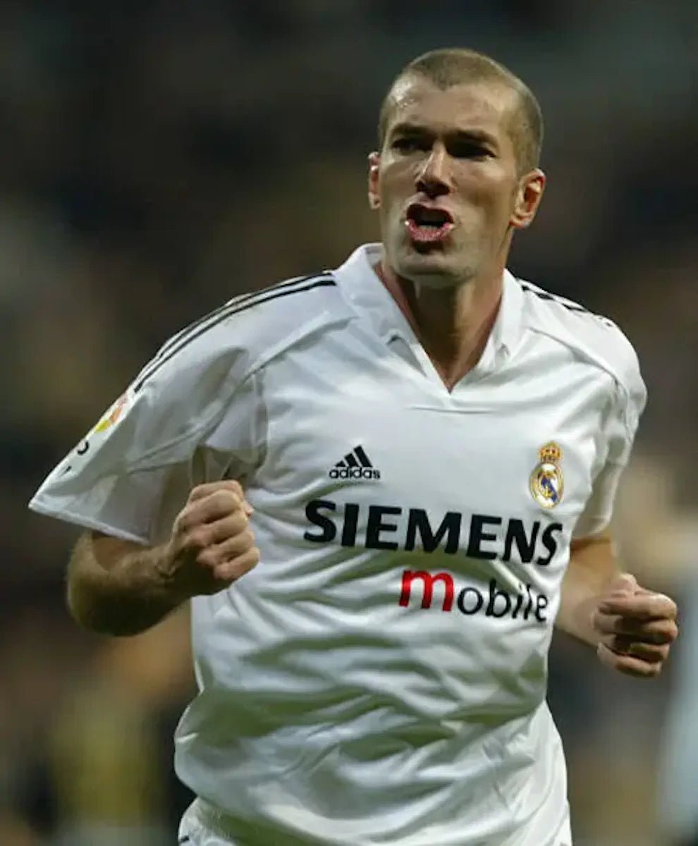 2004/05 Real Madrid Domicile - Zidane 5 (L) - Iconic Football Shop