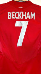 2004/06 Angleterre Extérieur - Beckham 7 (S) - Iconic Football Shop