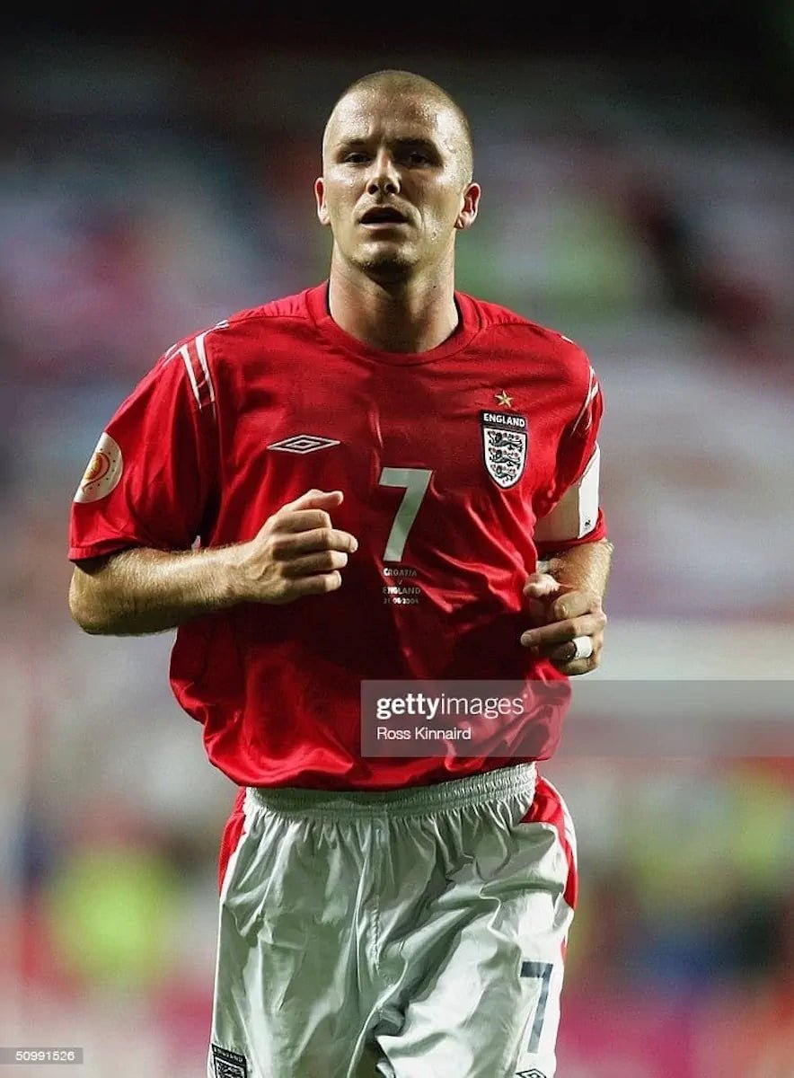 2004/06 Angleterre Extérieur - Beckham 7 (S) - Iconic Football Shop