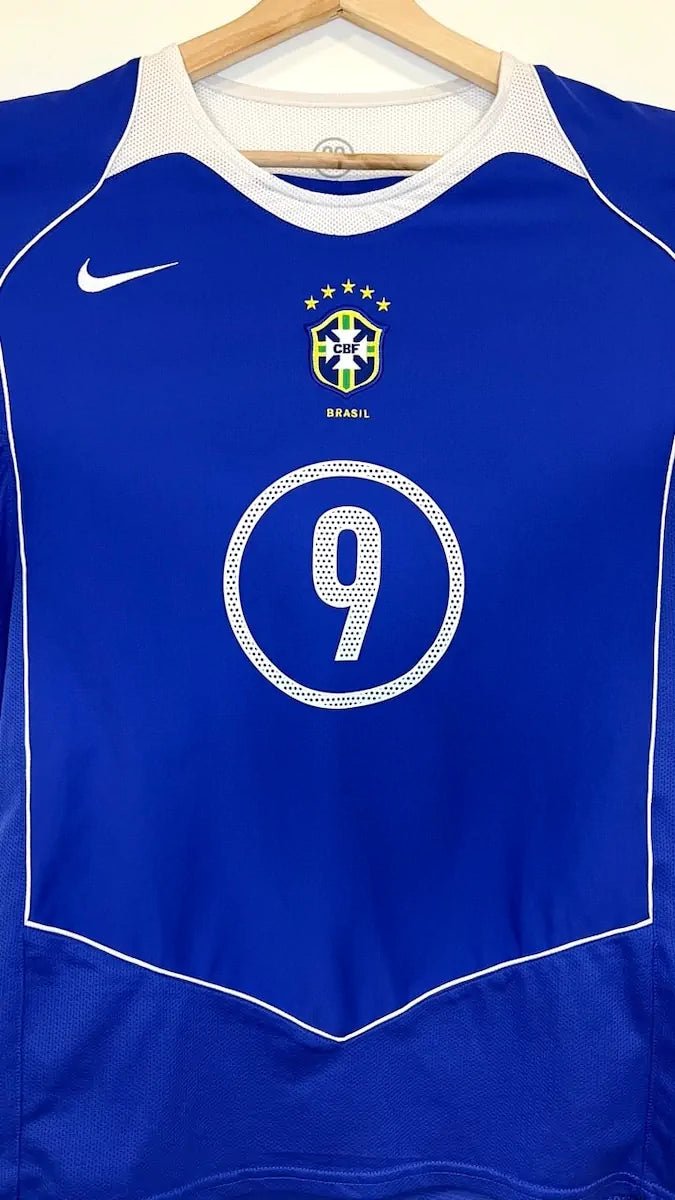 2004/06 Brésil Extérieur - Ronaldo 9 (XL) - Iconic Football Shop