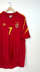 2004/06 Espagne Domicile - Raul 7 (L) - Iconic Football Shop
