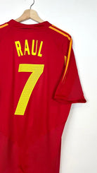 2004/06 Espagne Domicile - Raul 7 (L) - Iconic Football Shop