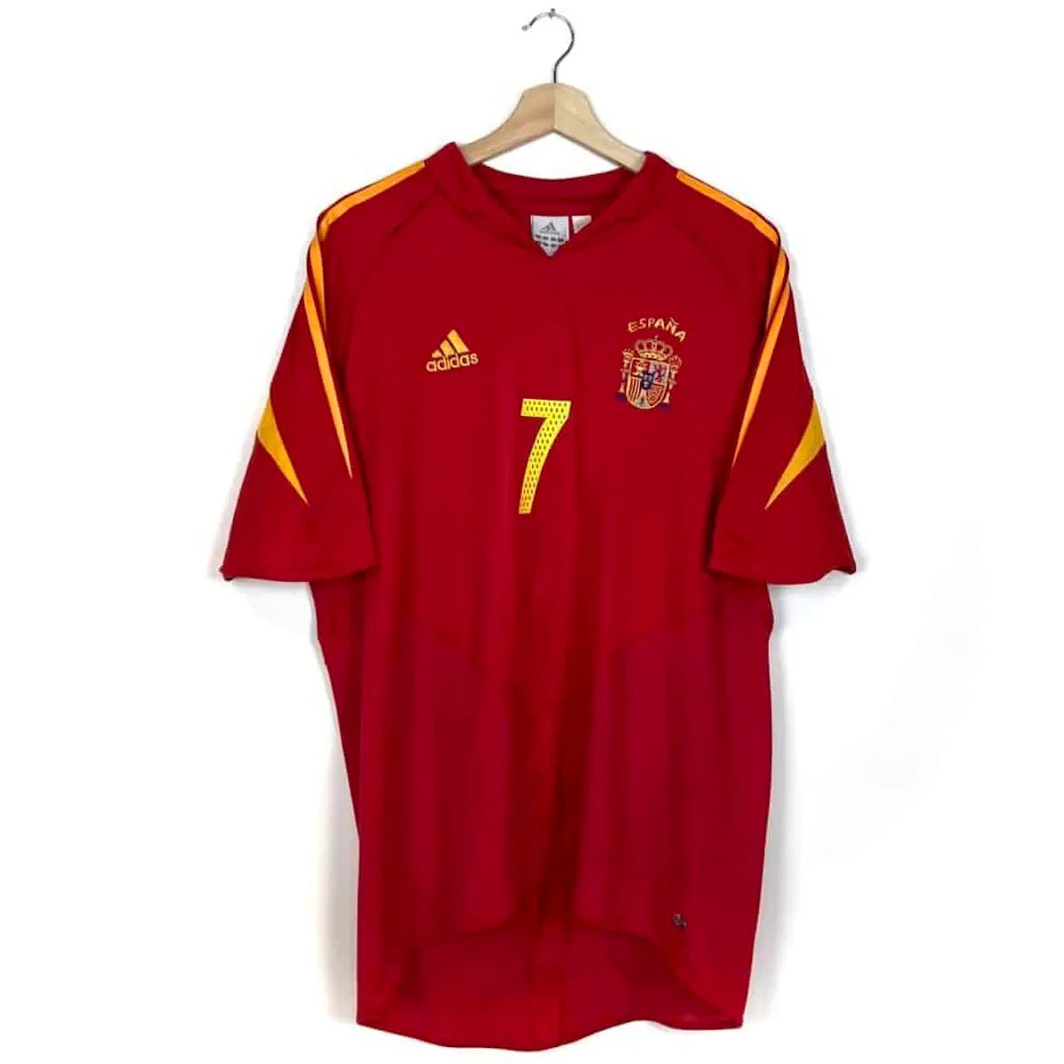 2004/06 Espagne Domicile - Raul 7 (L) - Iconic Football Shop