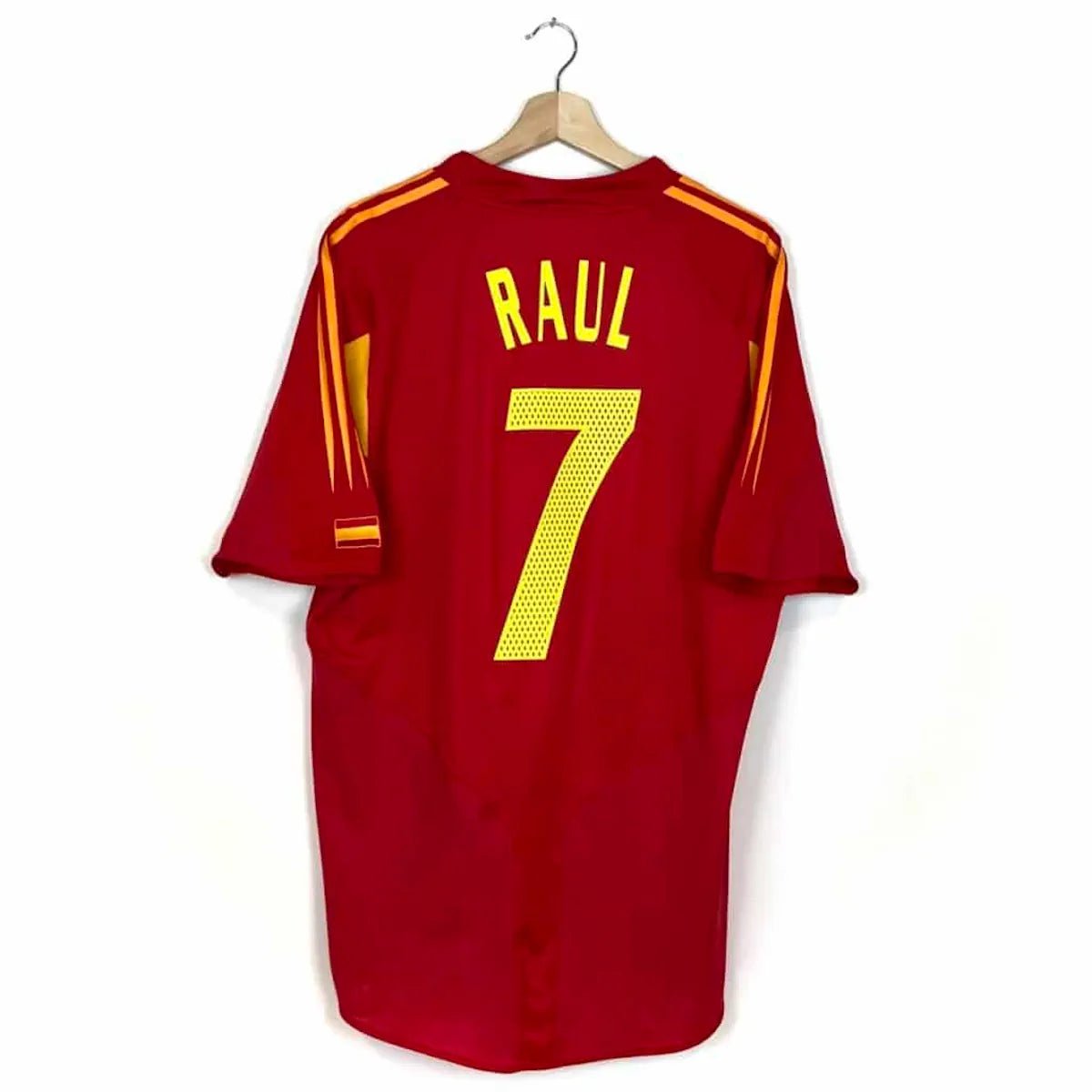2004/06 Espagne Domicile - Raul 7 (L) - Iconic Football Shop