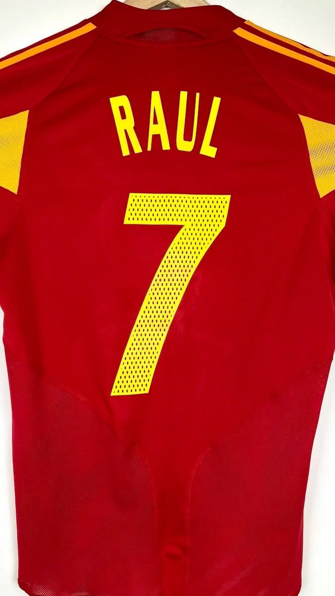 2004/06 Espagne Domicile - Raul 7 (S) - Iconic Football Shop