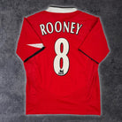 2004/06 Manchester United Domicile - Rooney 8 (M) - Iconic Football Shop