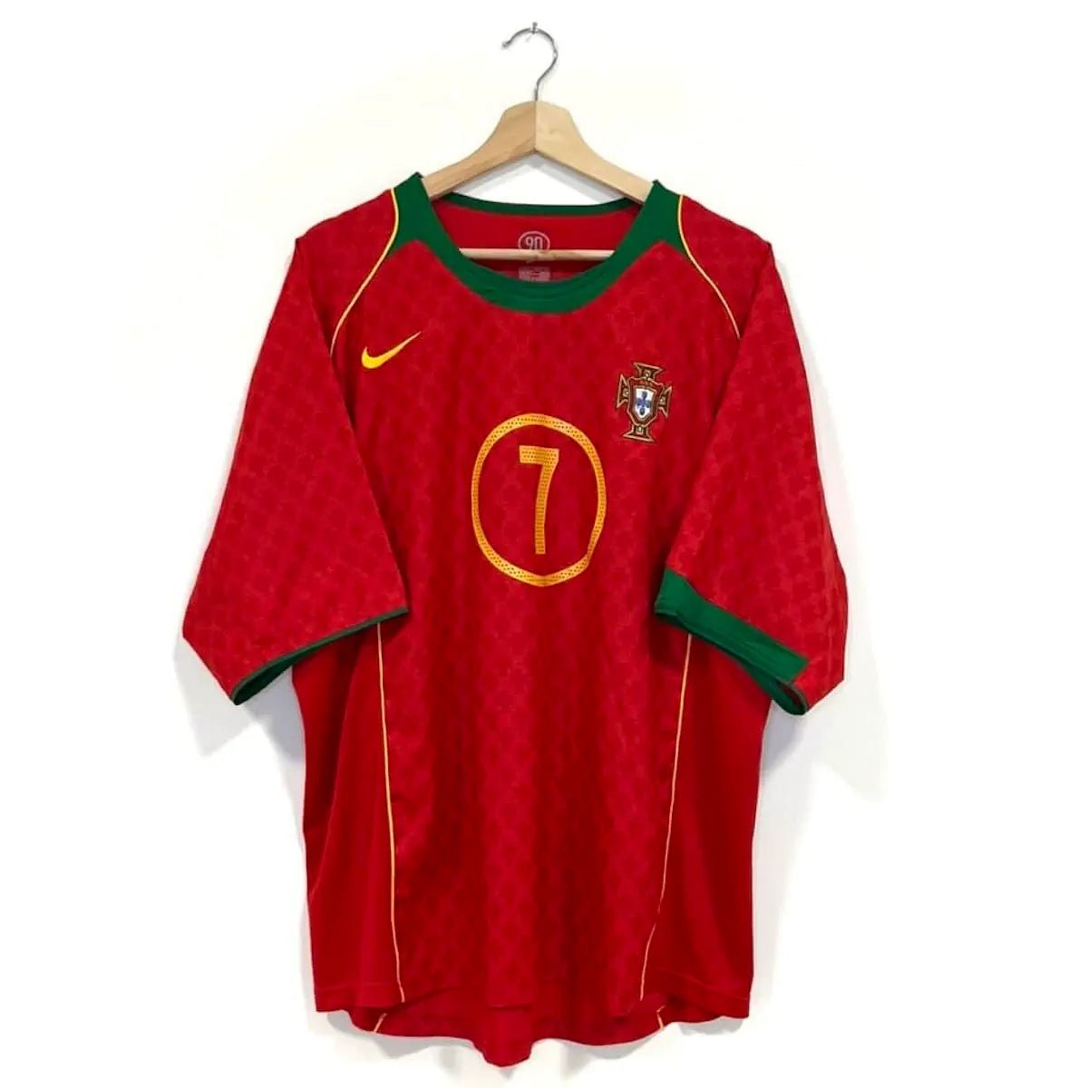 2004/06 Portugal Domicile - Figo 7 (XL) - Iconic Football Shop